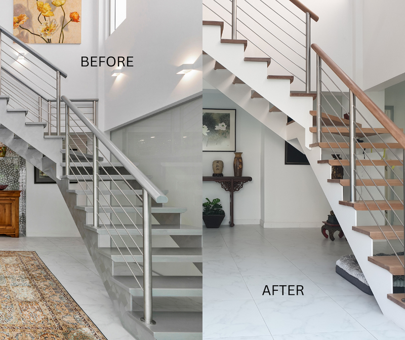 Restoring the Natural Beauty of Our Home: A Staircase Transformation